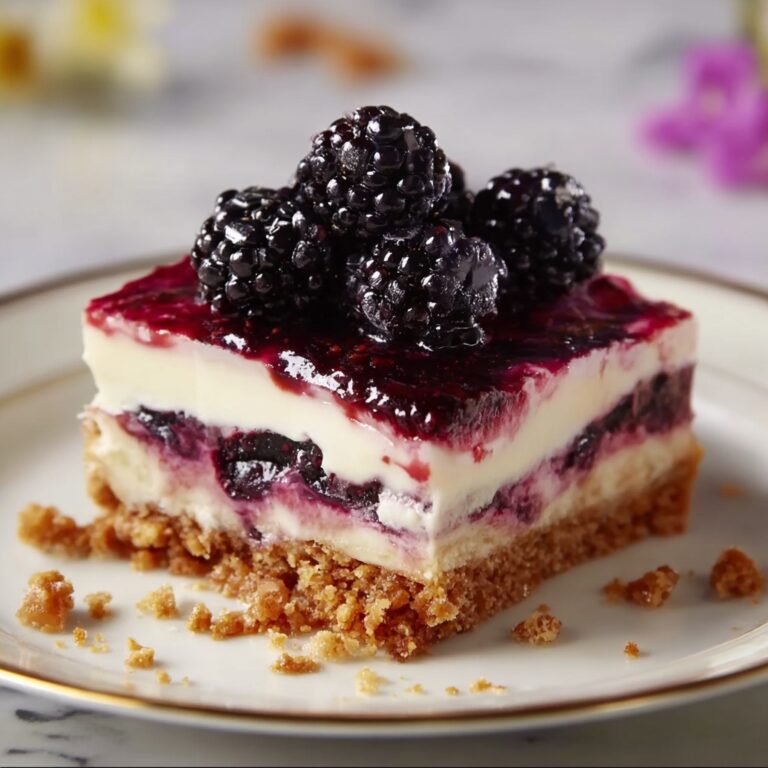 Lemon Blackberry Dessert Recipe