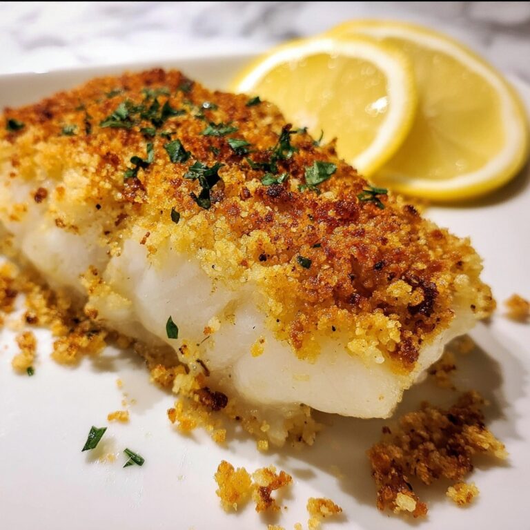 Panko Parmesan Baked Cod Recipe