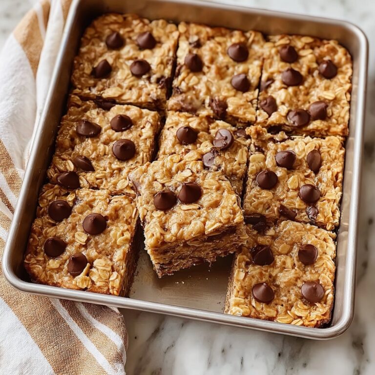 Chocolate Chip Peanut Butter Granola Cookie Bars Recipe