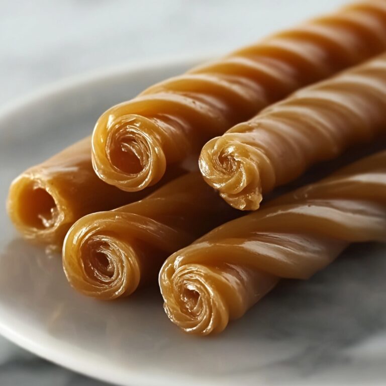 Caramel Pastel Noodles with Edible Glitter Recipe