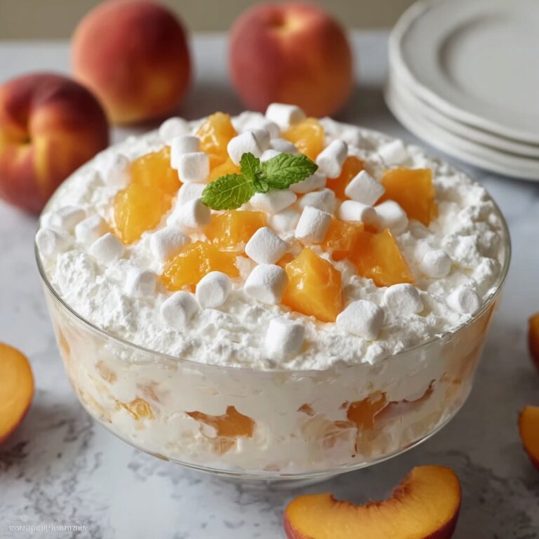 Peach Fluff Salad Recipe