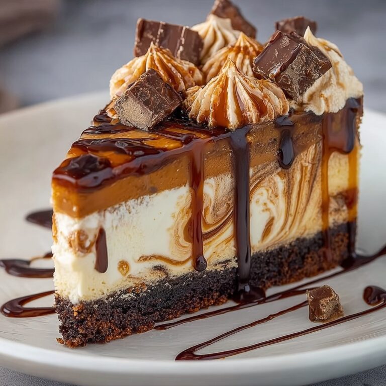 Caramel Chocolate Coffee Cheesecake Recipe