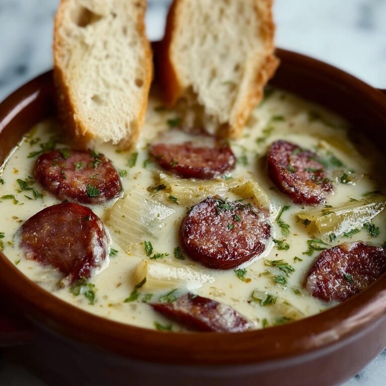 Smoked Sausage and Endive Fondue Recipe