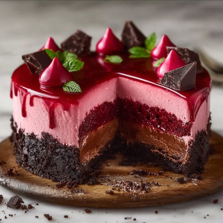 Red Velvet Cookie Dough Cheesecake Recipe