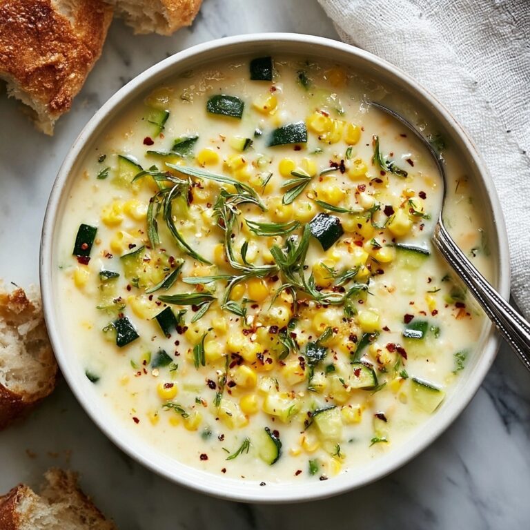 Summer Fresh Corn and Zucchini Chowder Recipe