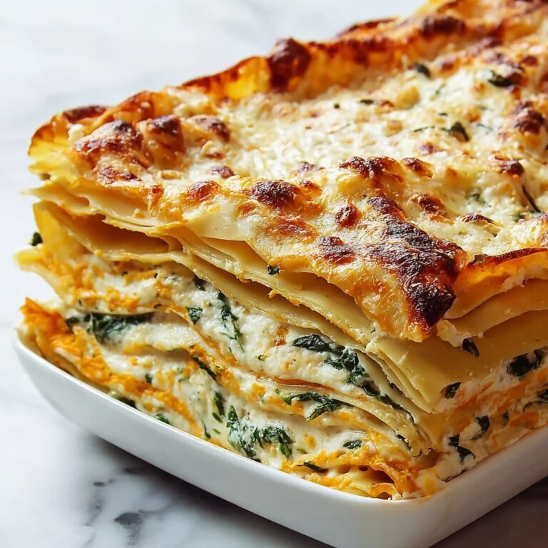 Butternut Squash and Spinach Lasagna Recipe