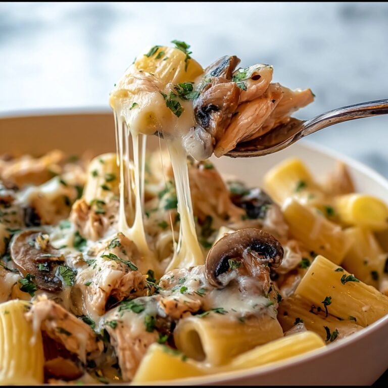 Creamy Chicken & Mushroom Pasta Recipe
