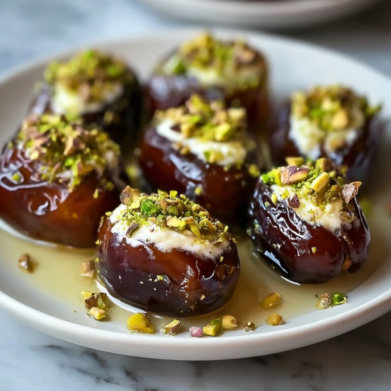 Honey Pistachio Ricotta Stuffed Dates Recipe