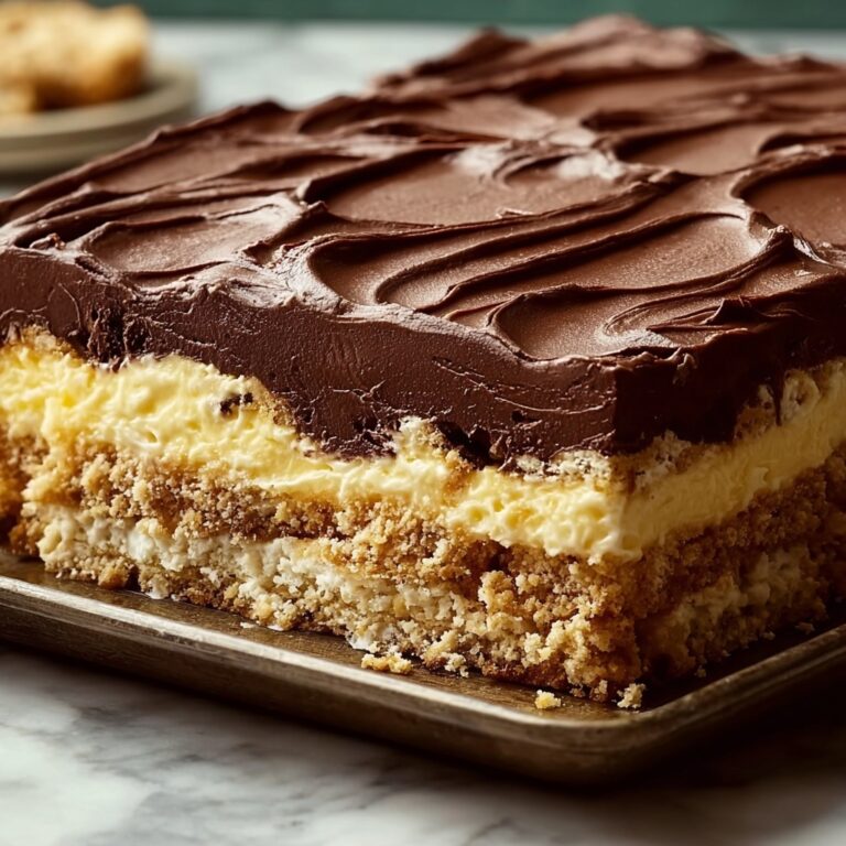 No-Bake Chocolate Eclair Cake Recipe
