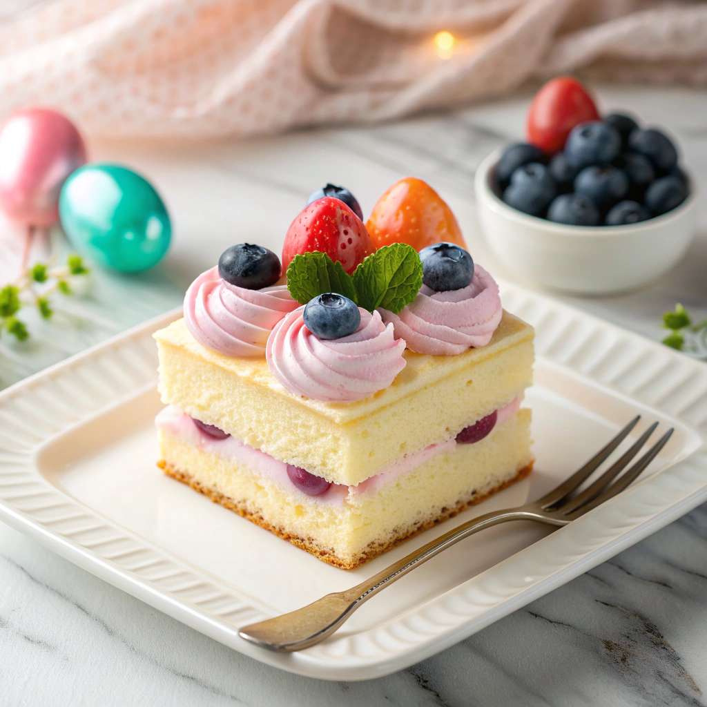 Delightful Easter Poke Cake Recipe - Recipe Image