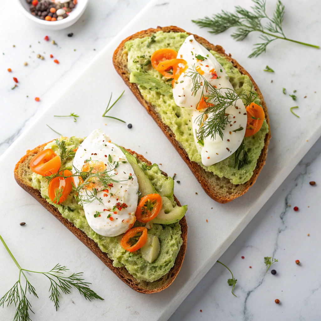 Grated Egg & Avocado Toast: A Delicious Ultimate Breakfast Recipe - Recipe Image