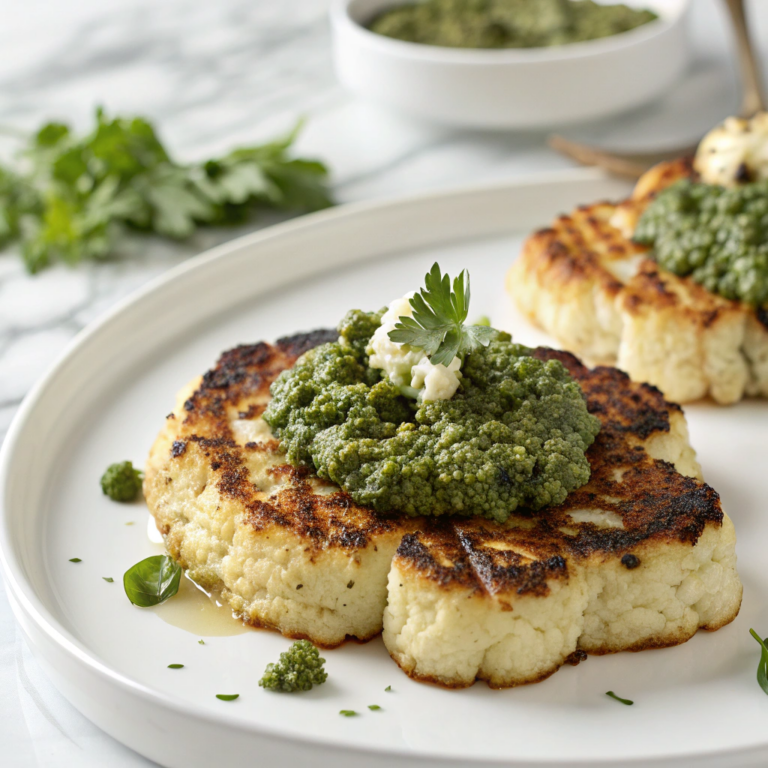 Roasted Cauliflower Steaks Recipe