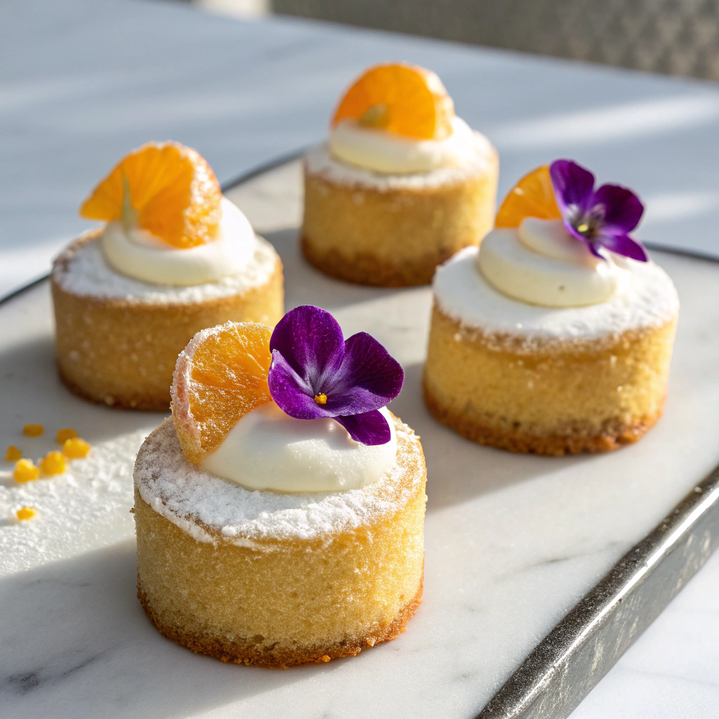 Mini Brown Butter Lemon Cakes Recipe - Recipe Image