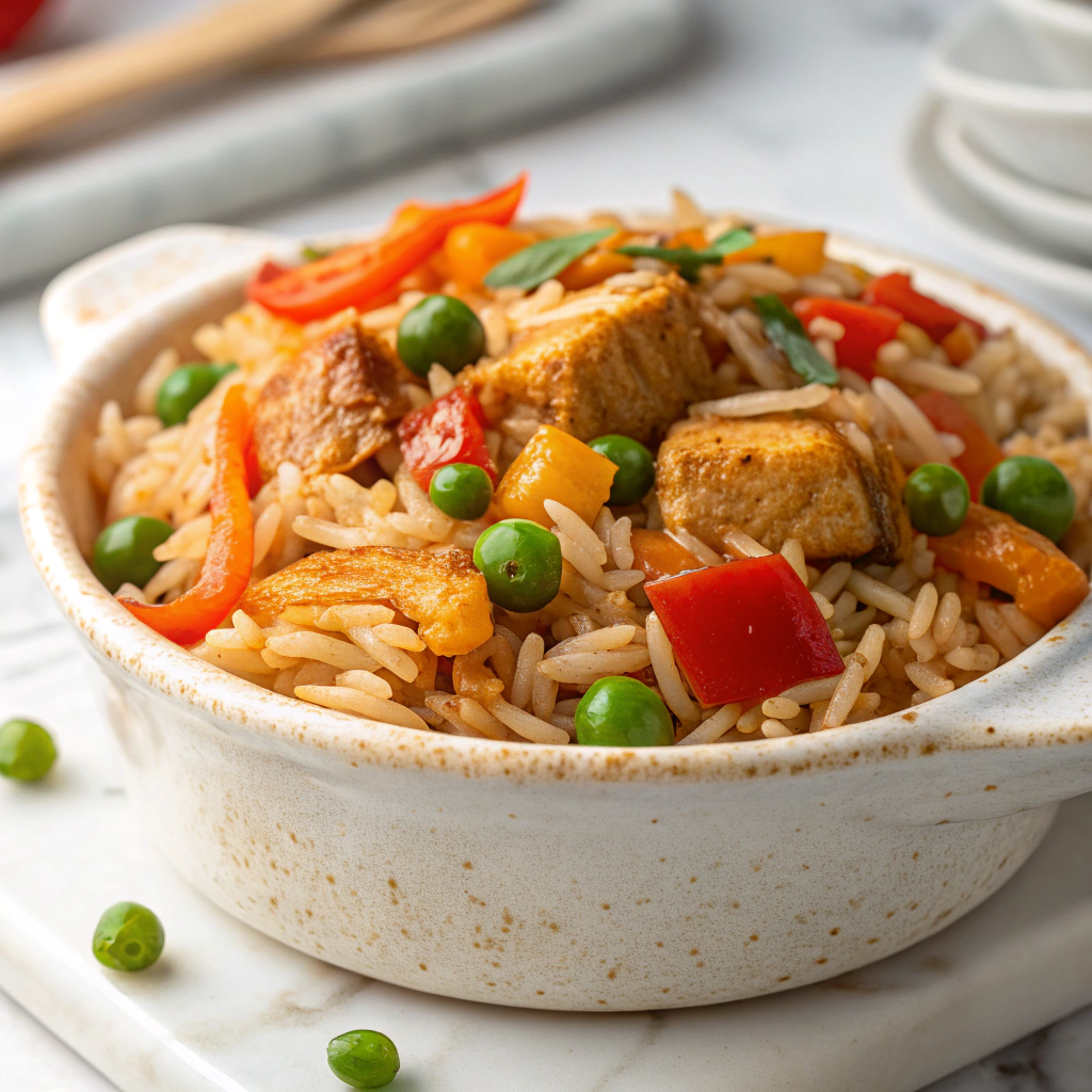 Serbian Rice with Meat (Djuvec Rice) Recipe - Recipe Image