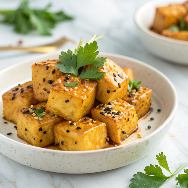 Baked Lemon Pepper Tofu Recipe