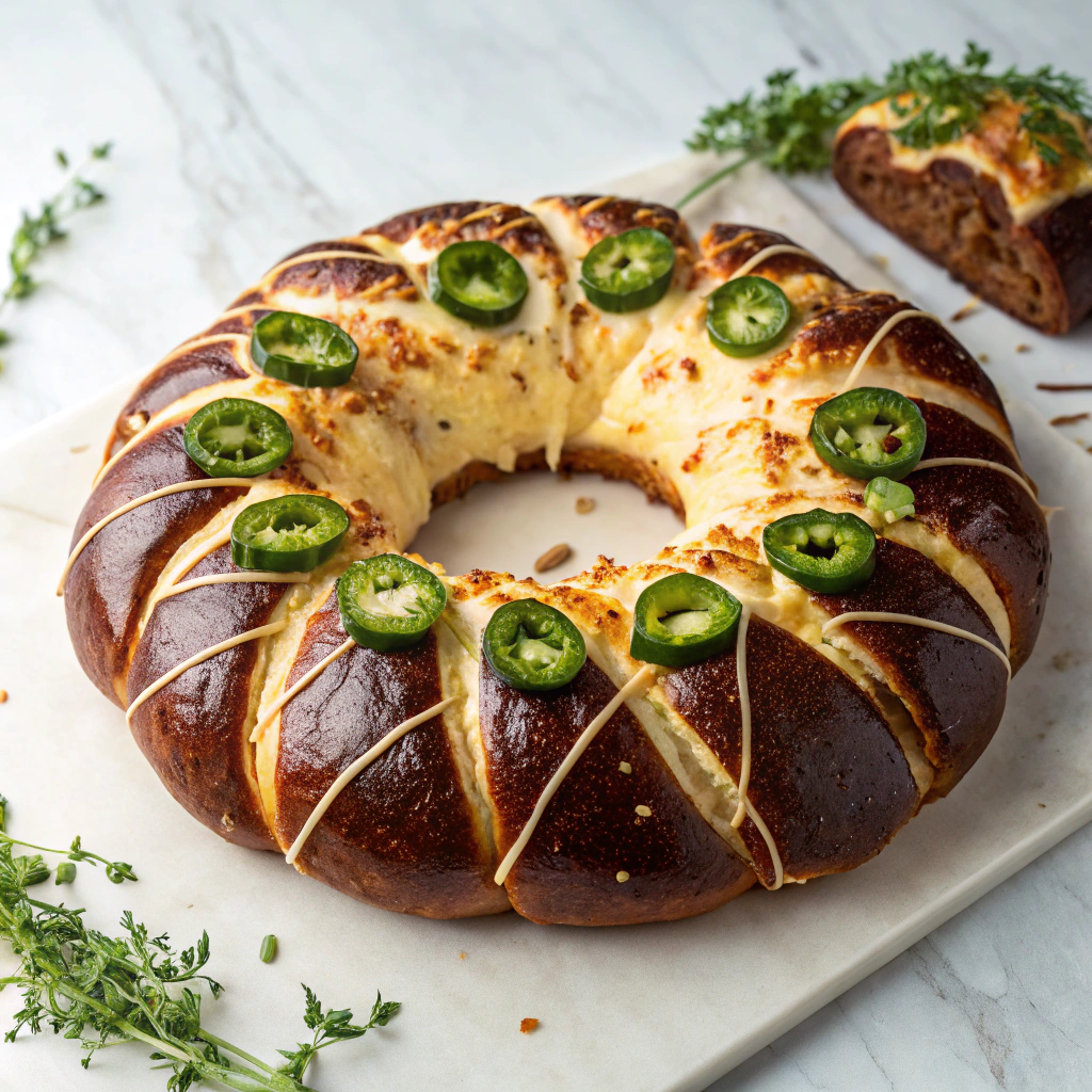 Sourdough Jalapeño Popper Bread Bowl Recipe - Recipe Image
