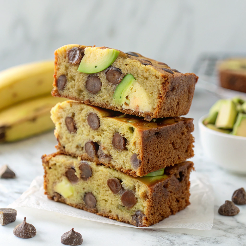 Avocado Banana Bread Recipe - Recipe Image