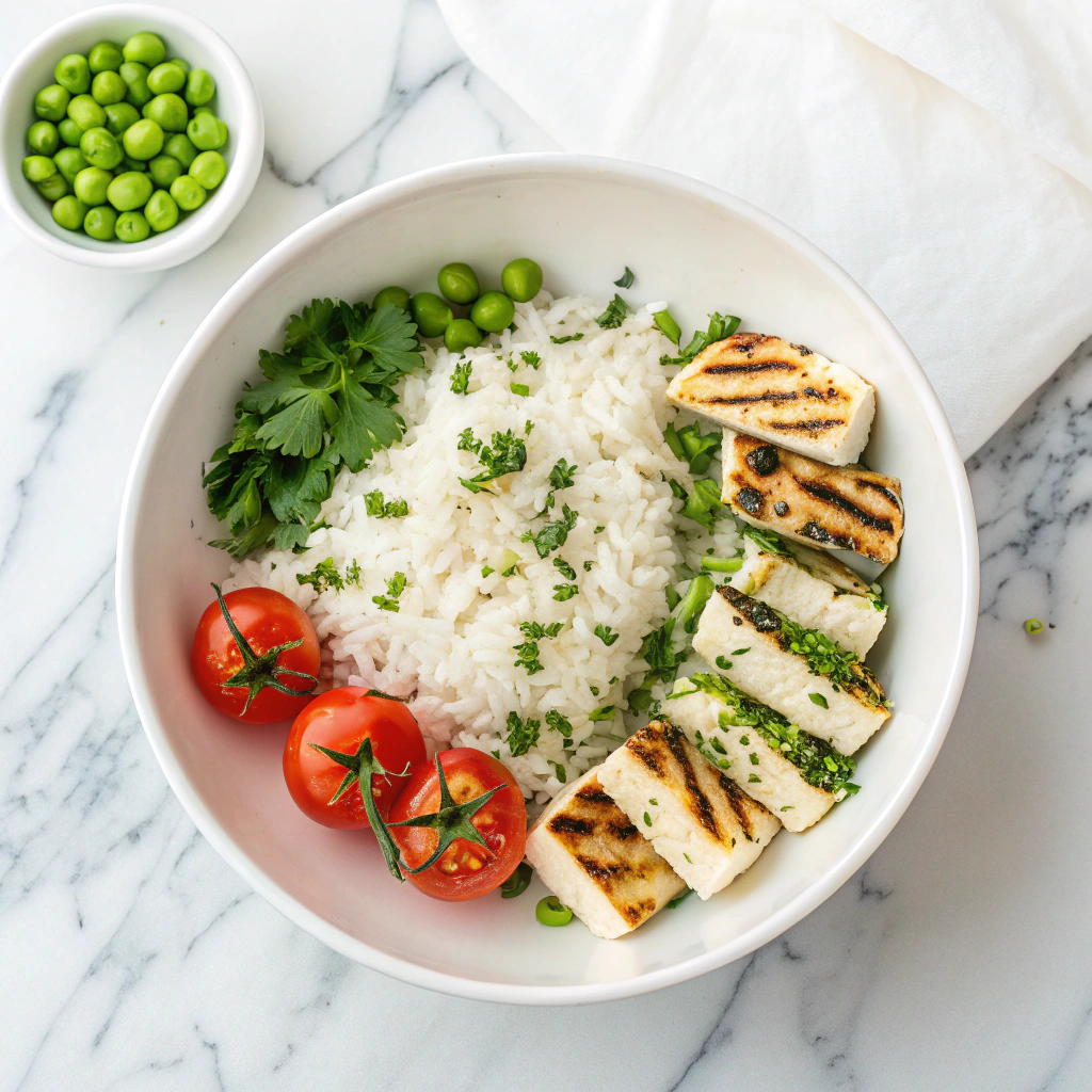 Mediterranean Steak Bowls with Veggies and Yogurt Sauce Recipe - Recipe Image