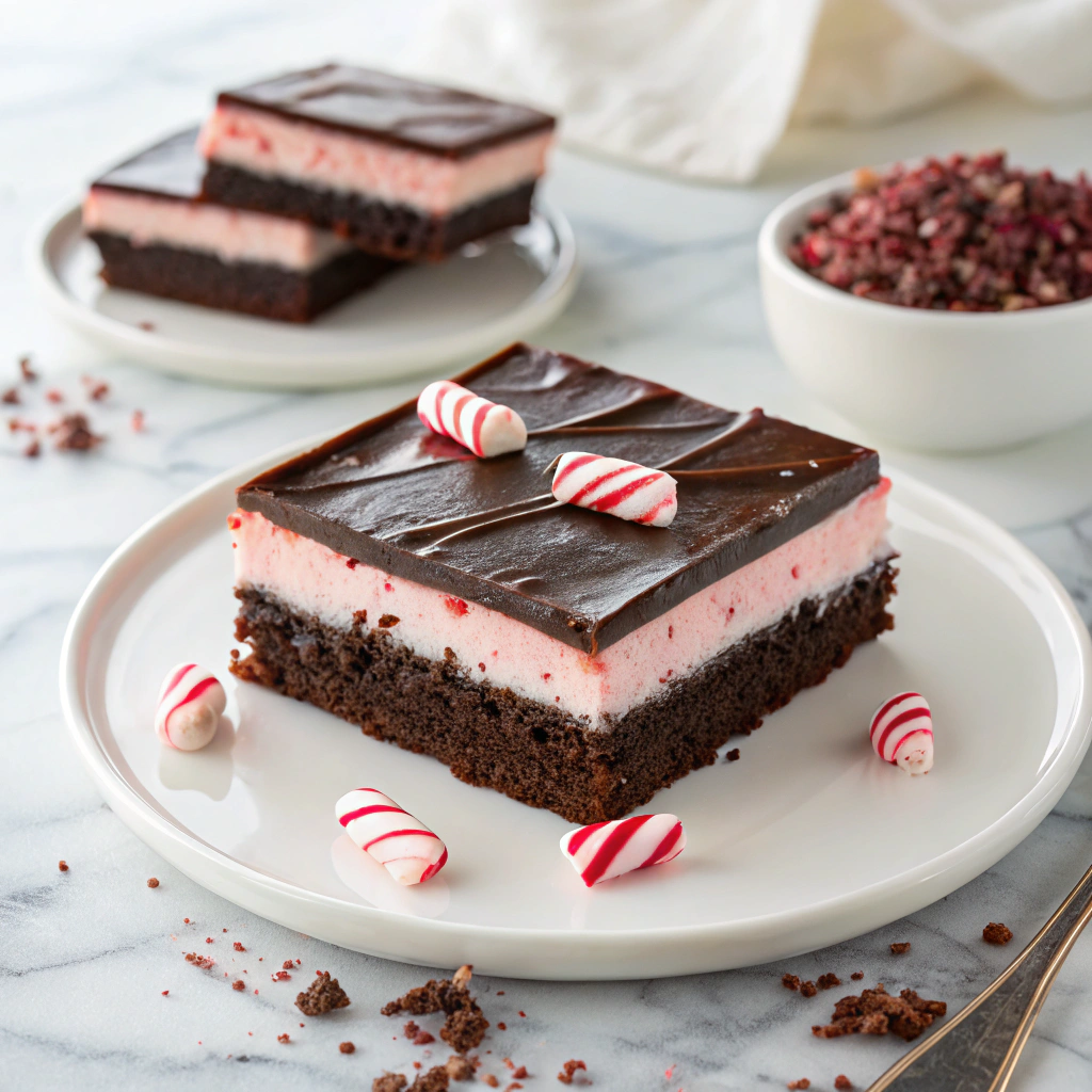 Chocolate Peppermint Lasagna: A Festive Delight Recipe - Recipe Image
