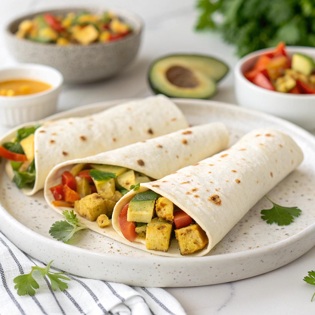 Vegan Breakfast Burritos Recipe - Recipe Image