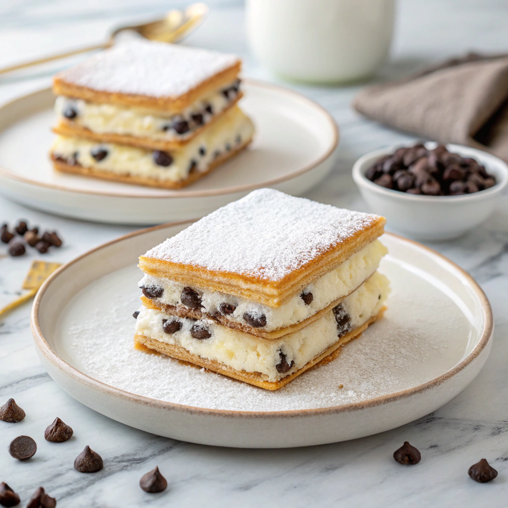 Classic Cannoli Squares Recipe - Recipe Image