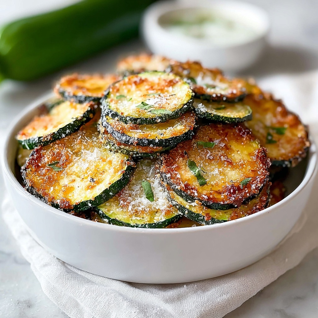 Crunchy Zucchini Chips: The Ultimate Healthy Snack Recipe - Recipe Image