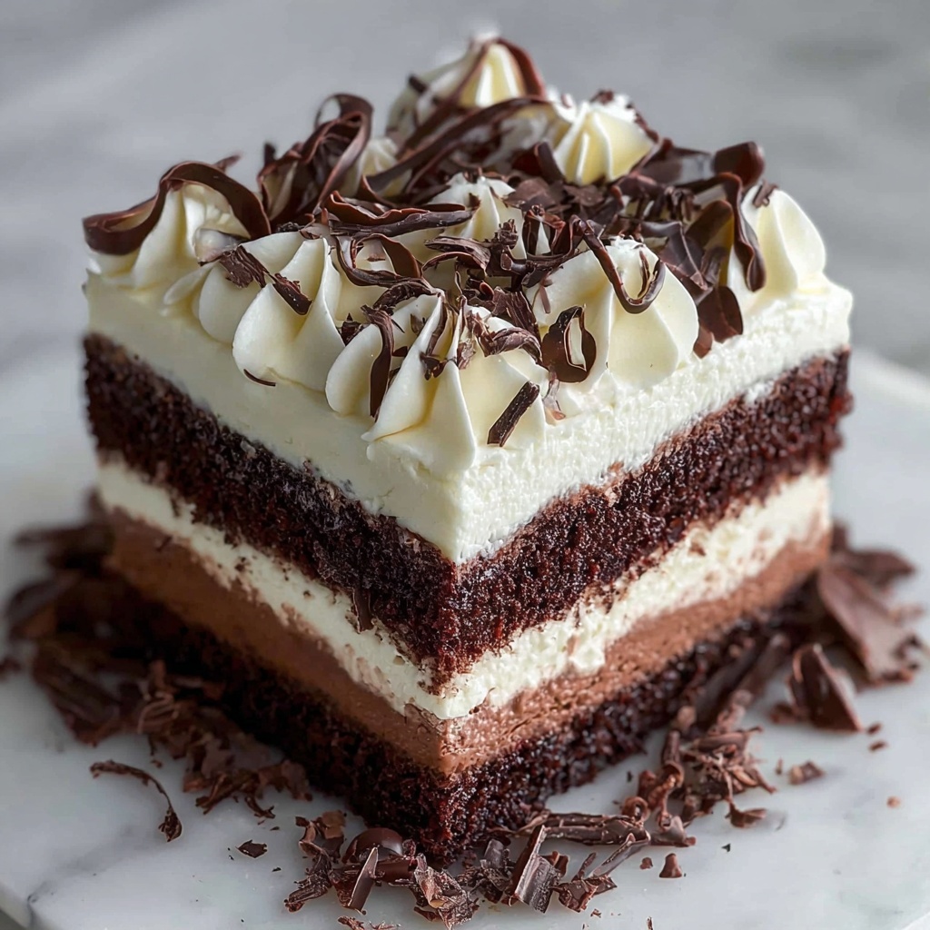 Brownie Refrigerator Cake Recipe - Recipe Image