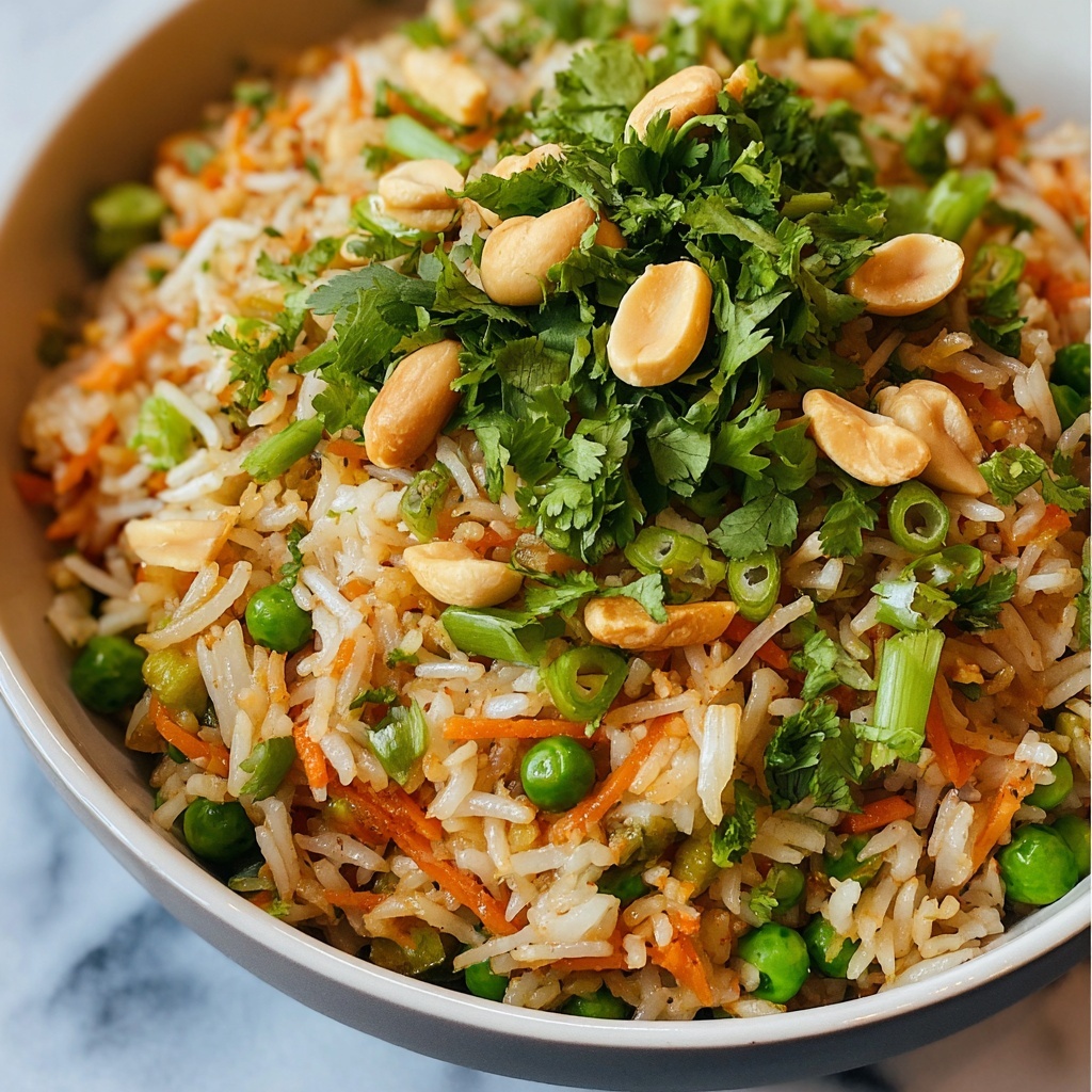 Satay Crispy Rice Salad Recipe - Recipe Image