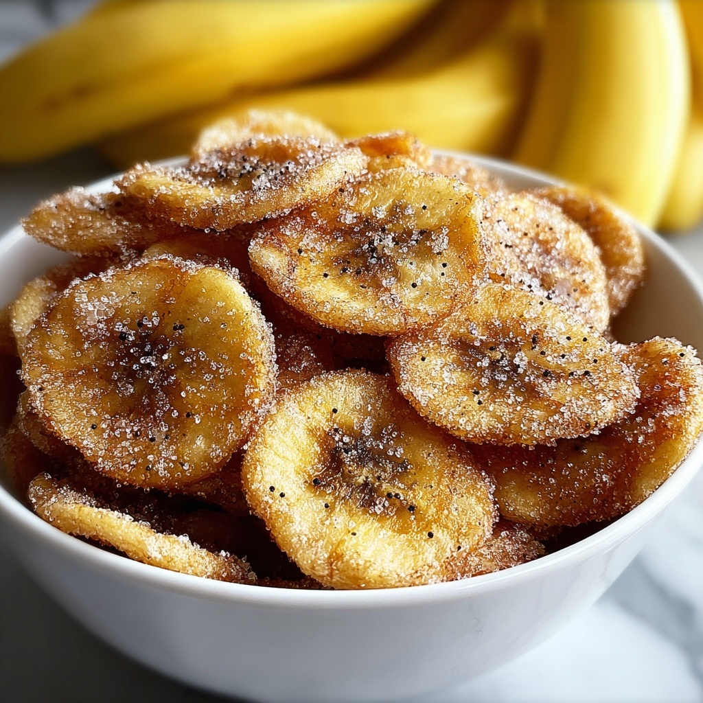 Cinnamon Sugar Banana Chips: A Delicious and Healthy Snack Recipe - Recipe Image