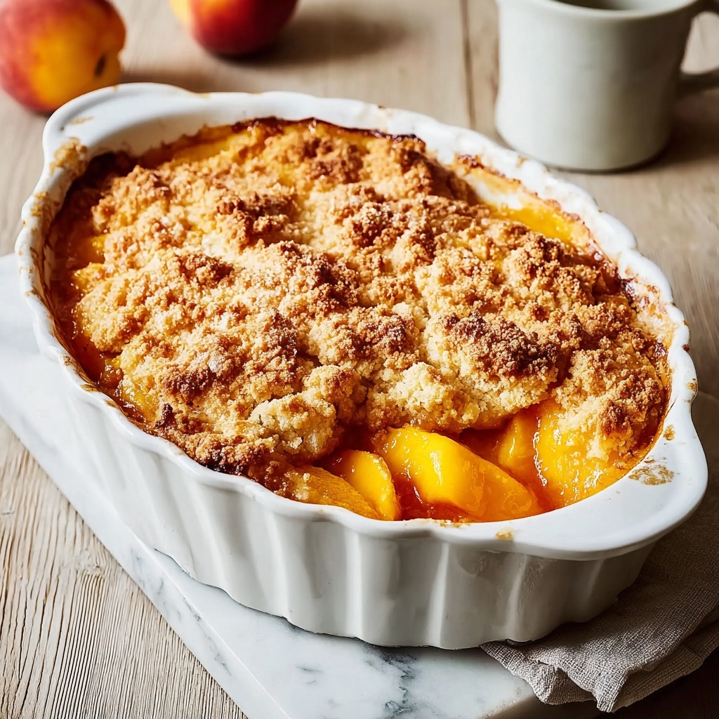 Gluten-Free Peach Cobbler Recipe - Recipe Image