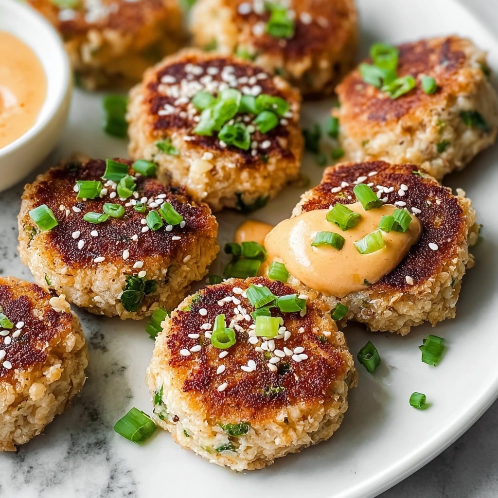Asian Tuna Cakes with Spicy Mayo Recipe - Recipe Image