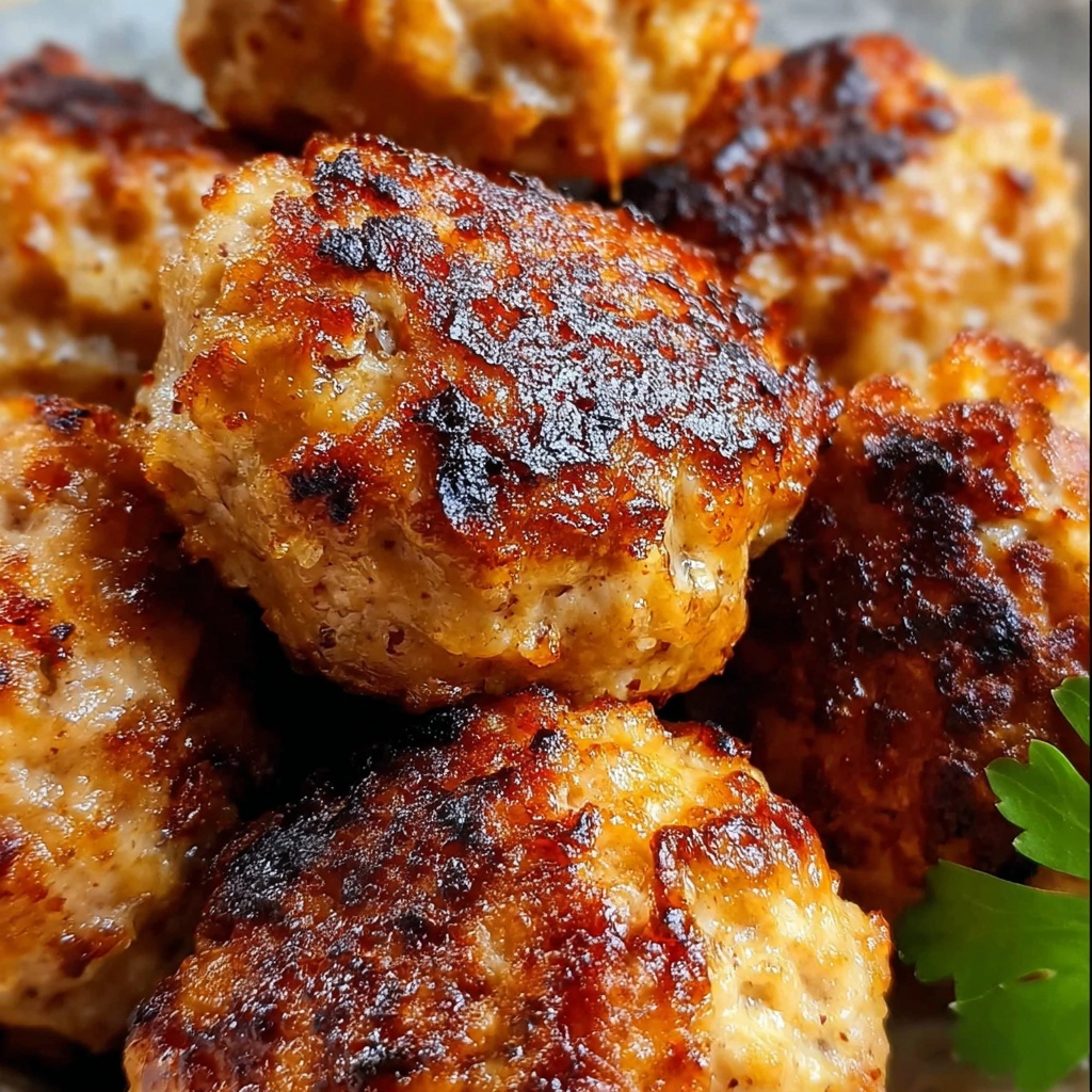 Baked Chicken Meatballs Recipe - Recipe Image