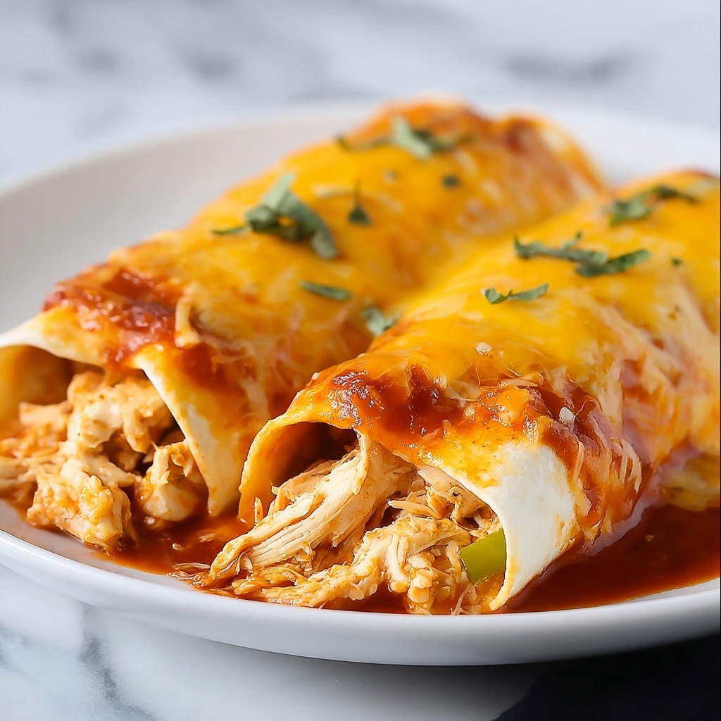 Easy Chicken Enchiladas Recipe - Recipe Image