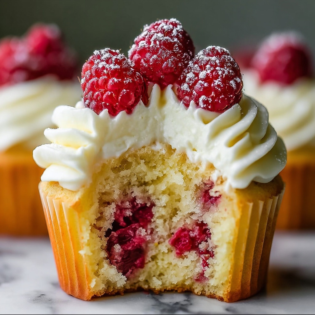 Raspberry Lemon Cupcakes Recipe - Recipe Image