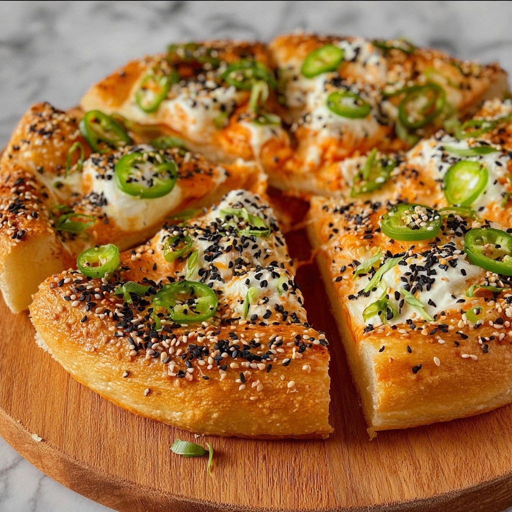 Sushi Pizza with Crispy Rice Crust and Fresh Toppings Recipe - Recipe Image