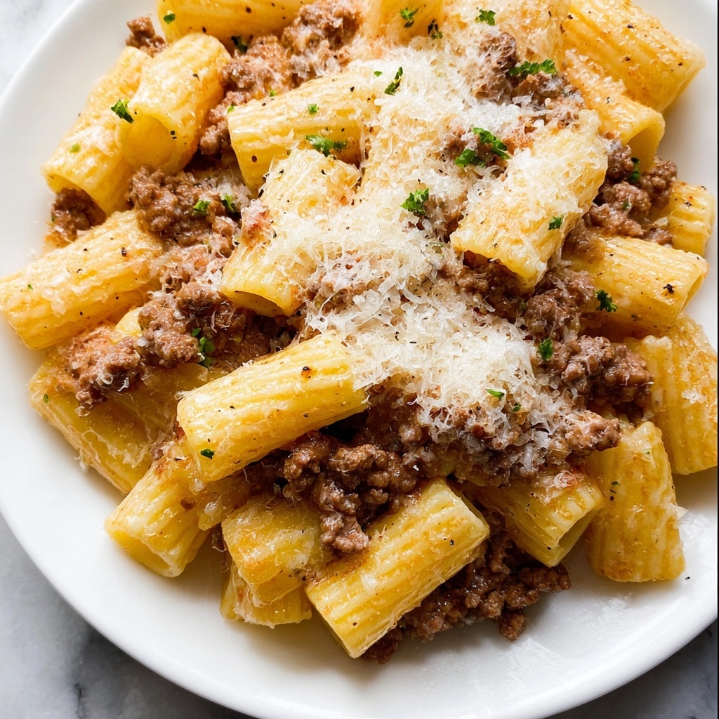 One-Pot Creamy Beef Pasta Recipe - Recipe Image