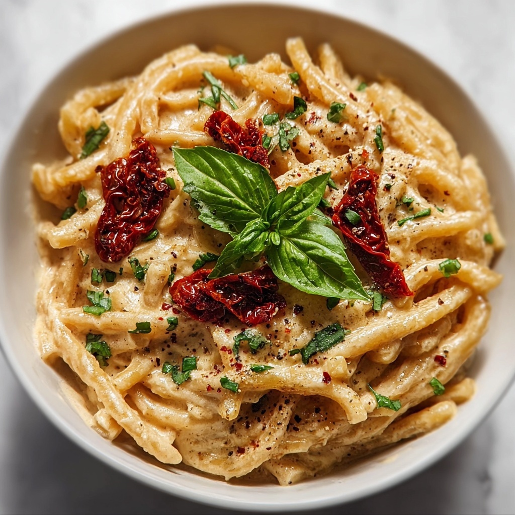 Creamy Sun-Dried Tomato Pasta Recipe - Recipe Image