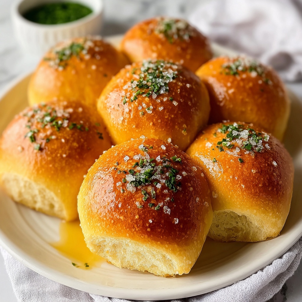 Garlic Butter Bread Rolls Recipe - Recipe Image