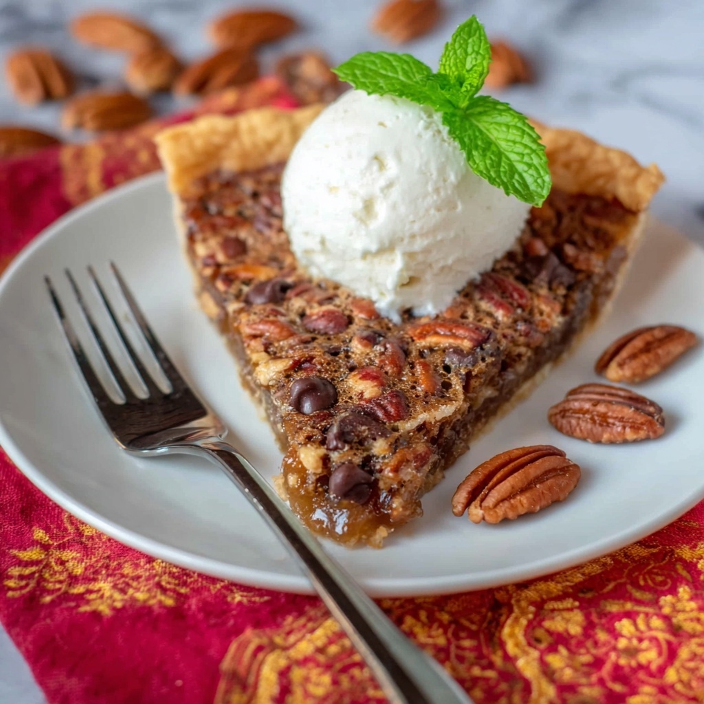 Chocolate Chip Pecan Pie Recipe - Recipe Image
