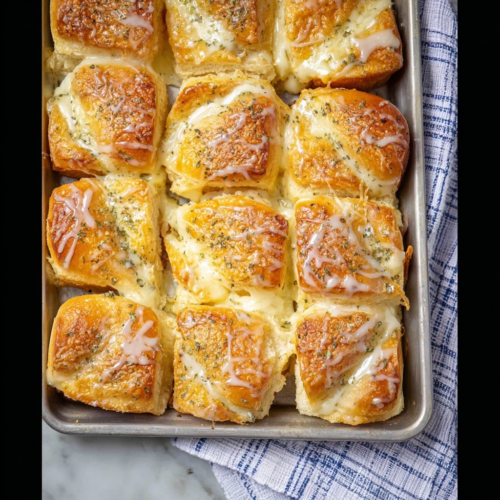 Hawaiian Roll Garlic Bread Recipe - Recipe Image