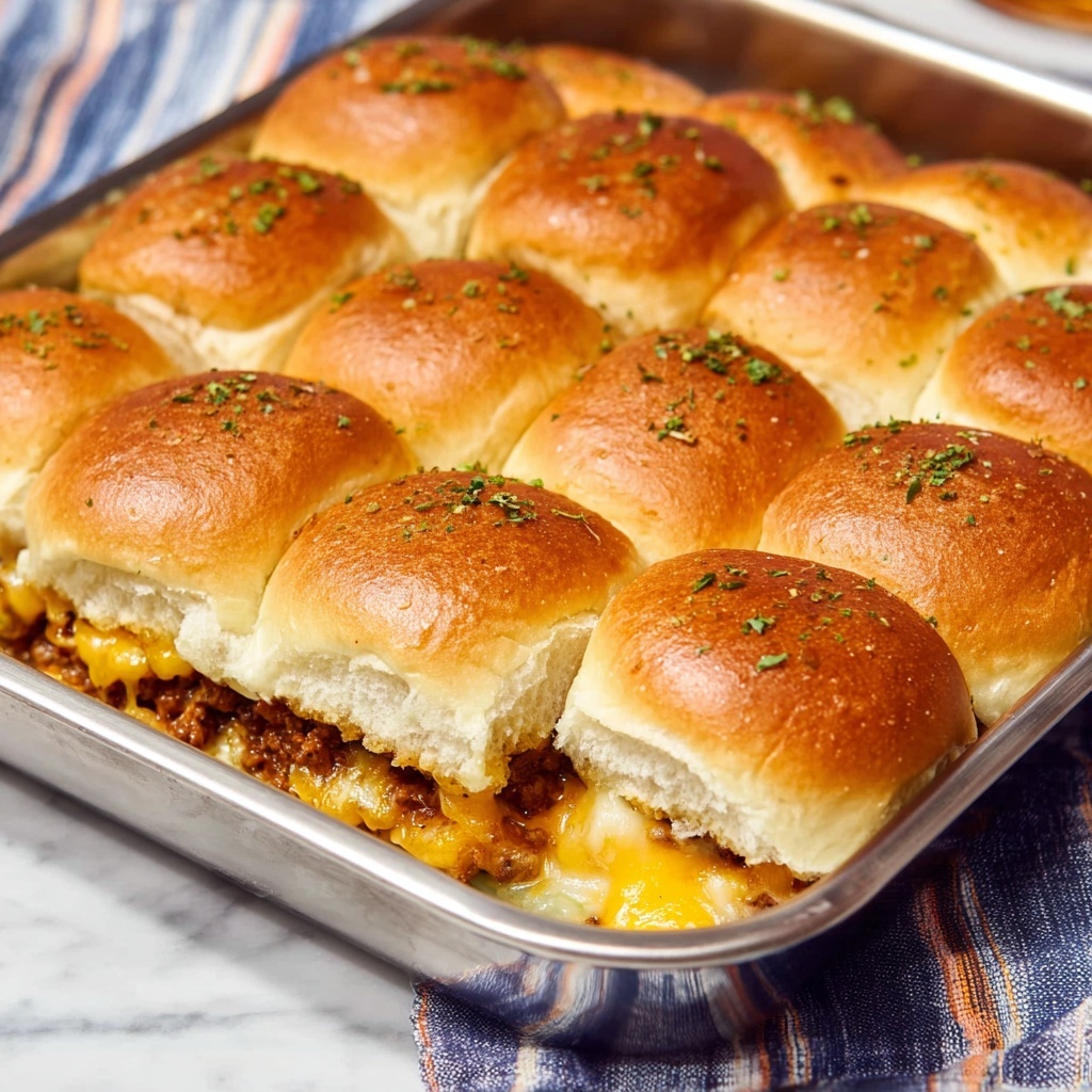 Taco Sliders with Velveeta and Cheddar on Hawaiian Rolls Recipe - Recipe Image