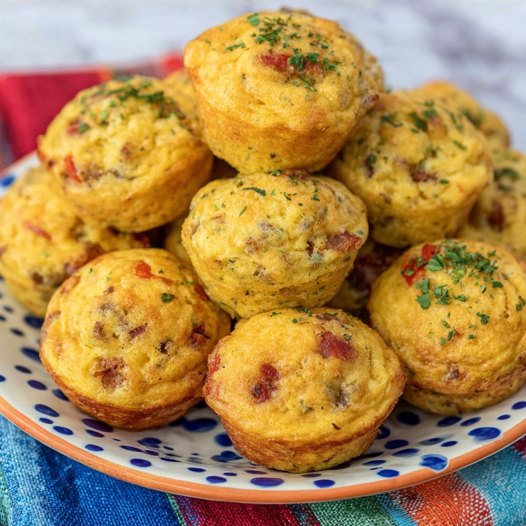 Sausage & Cheese Muffins Recipe - Recipe Image
