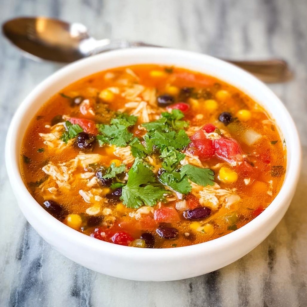 Creamy Chicken Taco Soup Recipe - Recipe Image