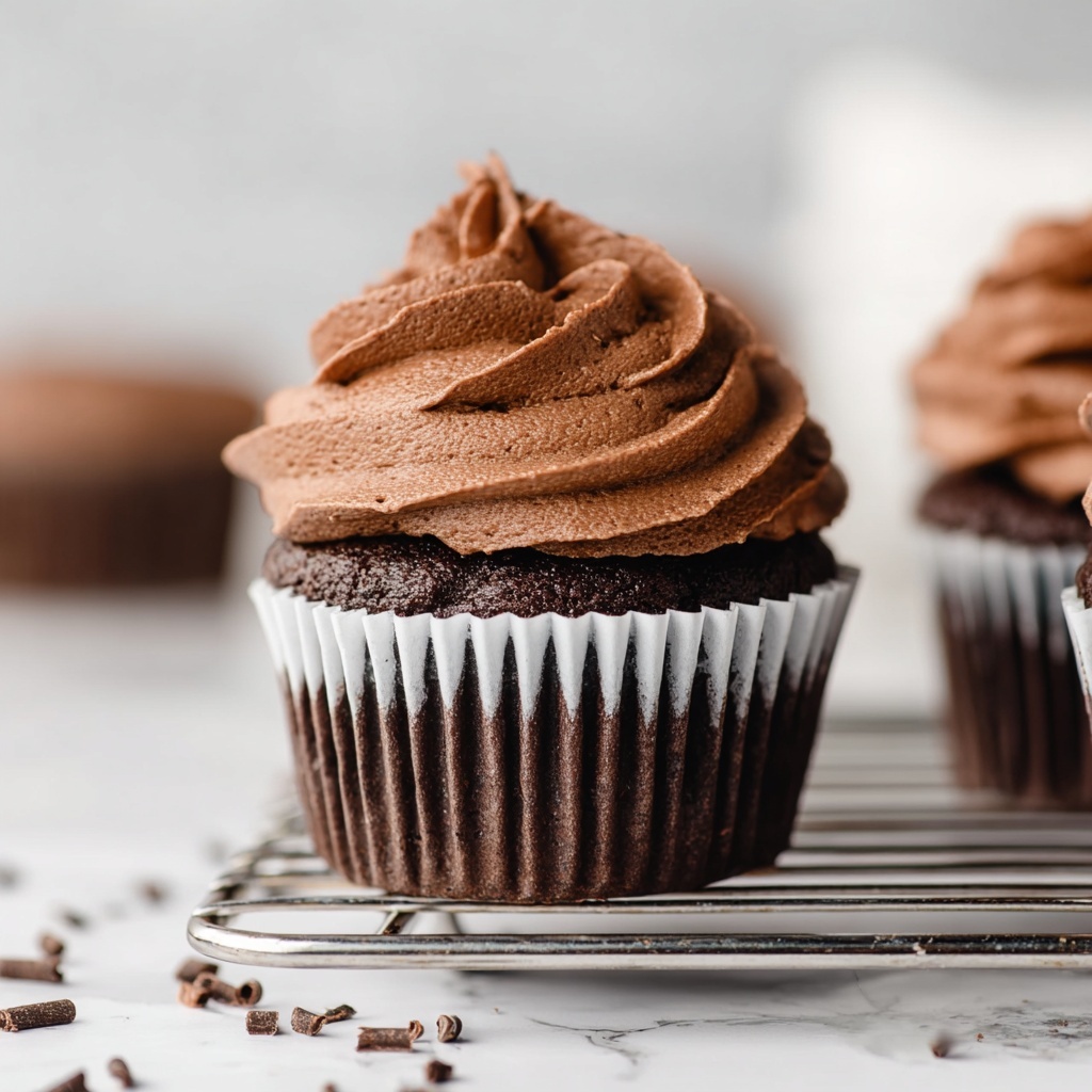 Vegan Chocolate Cupcakes Recipe - Recipe Image