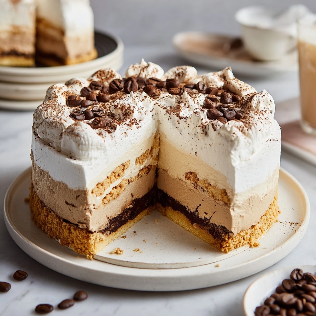 Vegan Tiramisu Cheesecake Recipe - Recipe Image