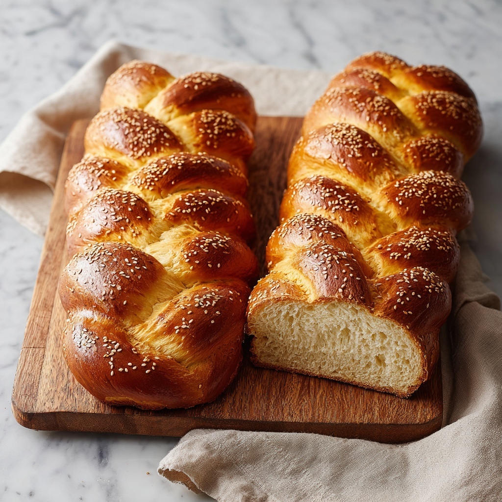Homemade Challah Bread Recipe - Recipe Image