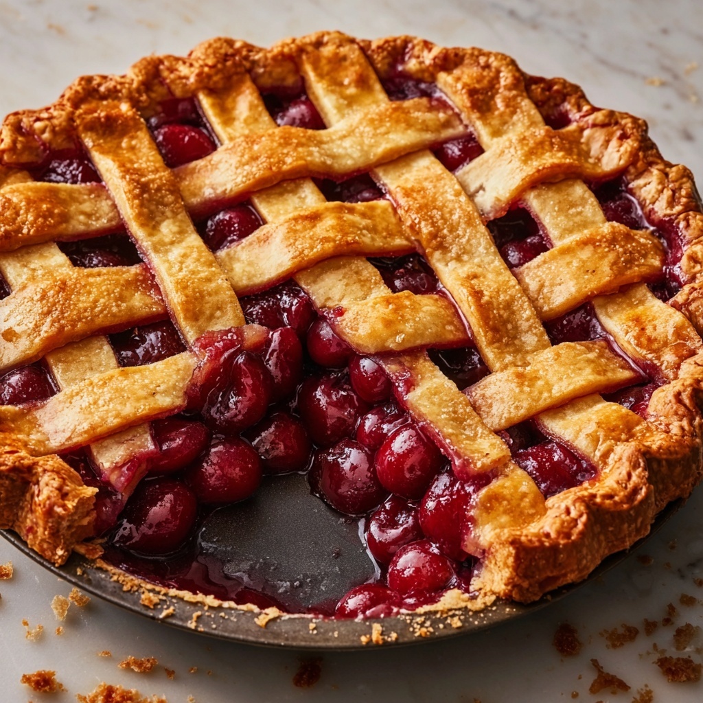 Braided Cranberry-Orange Pie Recipe - Recipe Image