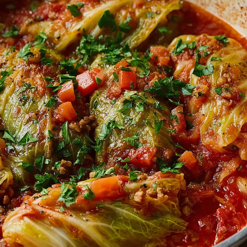 Mediterranean-Style Unstuffed Cabbage Rolls Recipe - Recipe Image