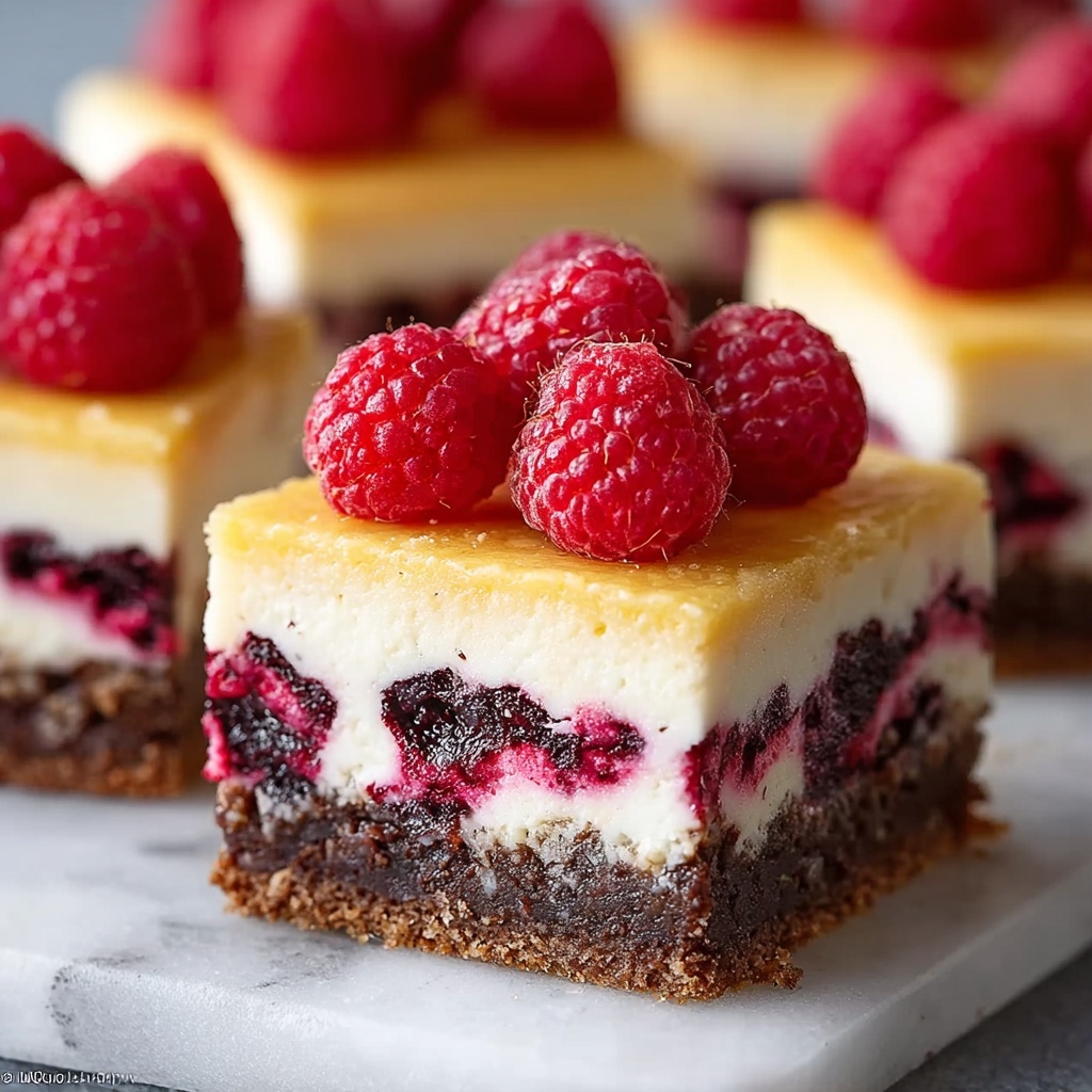 Raspberry Cheesecake Bars Recipe - Recipe Image