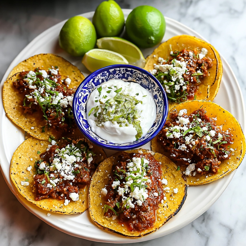 Birria Tostada Stacks Recipe - Recipe Image